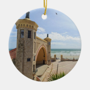 Daytona Beach Bandshell på Boardwalkprydnaden Julgransprydnad Keramik
