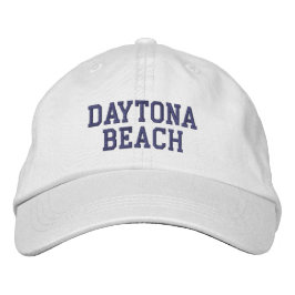 Daytona Beach Embroiderade Florida Baseball Hat Broderad Keps