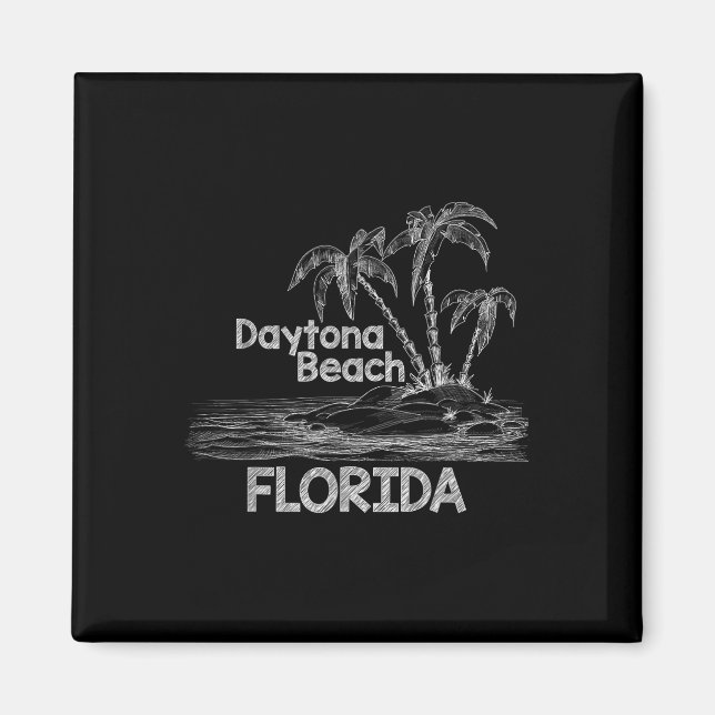 Daytona Beach Family Vacation Cruise Shirt Magnet (Framsidan)