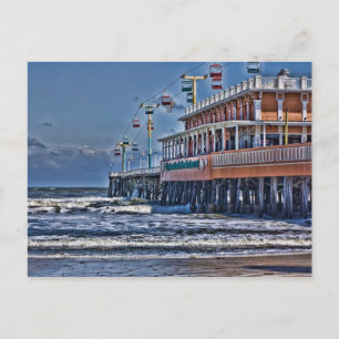 Daytona Beach FL Pier Vykort