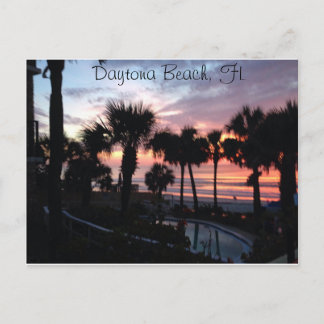 Daytona Beach, FL Sunrise-vykort Vykort