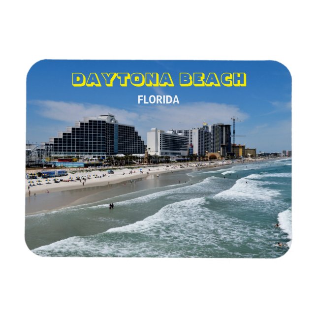 Daytona Beach, Florida Background Magnet (Horisontell)