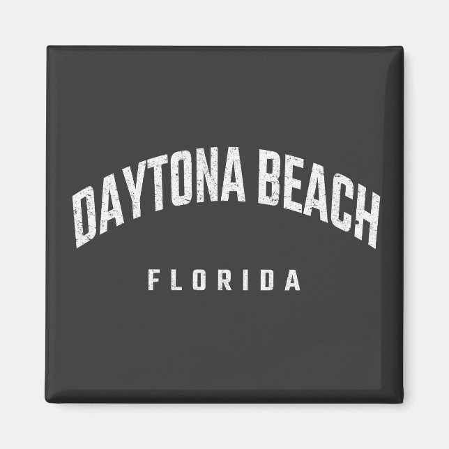 Daytona Beach Florida FL Magnet (Framsidan)