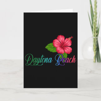 Daytona Beach Florida Hibiskus Blomma  Kort