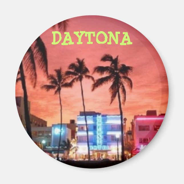 DAYTONA Beach, Florida Magnet (Framsidan)