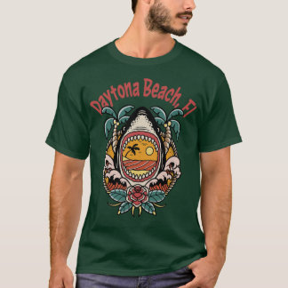 Daytona Beach Florida Öster Kusten Beacher Surfa S T Shirt