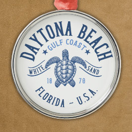Daytona Beach Florida Paradise Beach Julgransprydnad Metall
