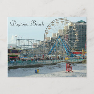 Daytona Beach Florida Photograph Postcard Keepsaké Vykort