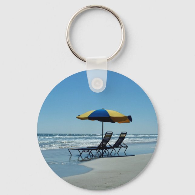Daytona Beach Florida Photography Nyckelring (Framsida)