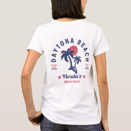 Daytona Beach Florida Retro Sunset Souvenirs T Shirt
