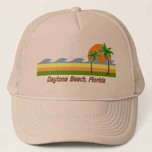 Daytona Beach Florida RETRO Tshirt Truckerkeps