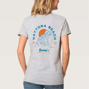 DAYTONA BEACH FLORIDA SOMMER VÅGAR VACATION T SHIRT