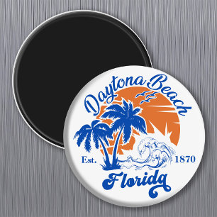 Daytona Beach Florida Summer Vinkar Vacation 60 s Magnet