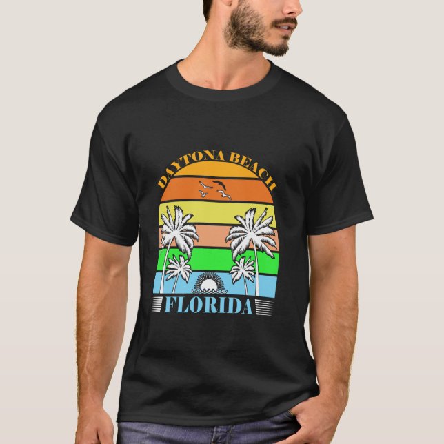 Daytona Beach Florida T Shirt (Framsida)