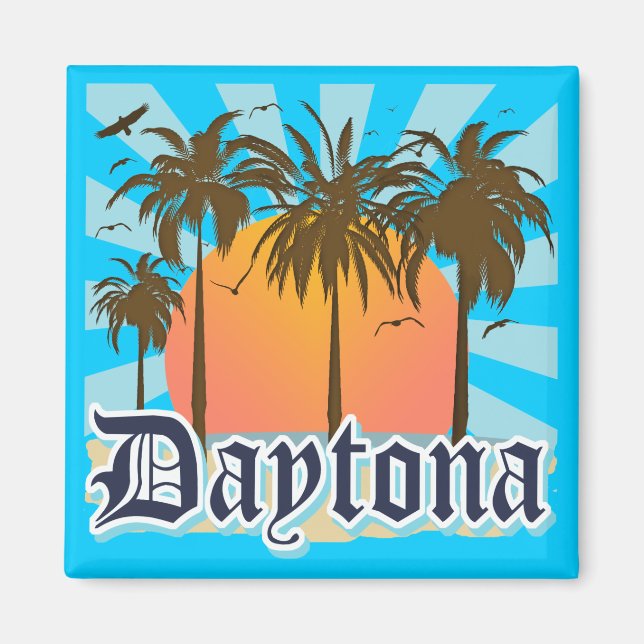 Daytona Beach Florida USA Magnet (Framsidan)