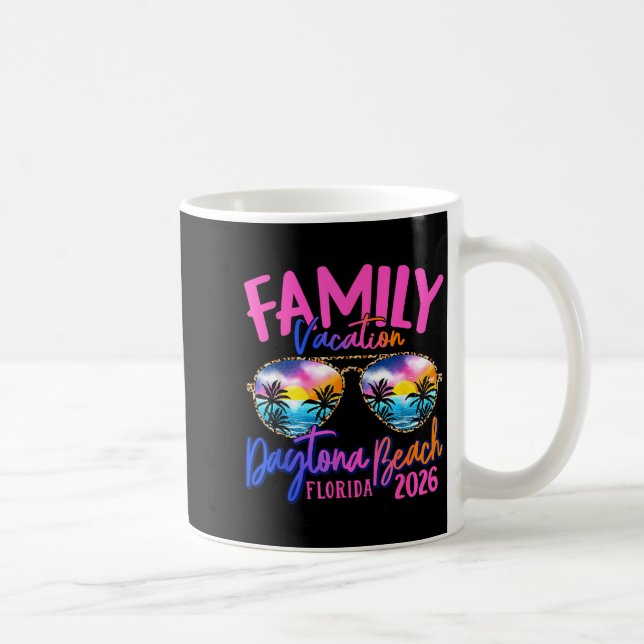 Daytona Beach Florida Vacation 2026 Matching Famil Kaffemugg (Höger)