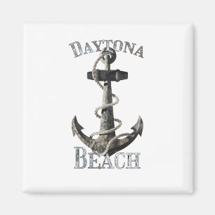 Daytona Beach Florida Vacation Nautical Anchor Magnet