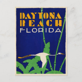 Daytona Beach Florida Vintage 1919 grafik Vykort