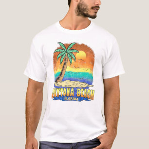 Daytona Beach Florida Vintage Distress Souvenir T Shirt