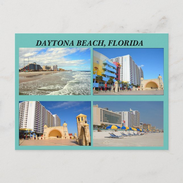 Daytona Beach Florida Vykort (Framsida)