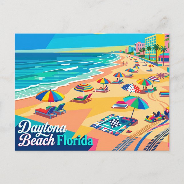 Daytona Beach Florida Vykort (Framsida)