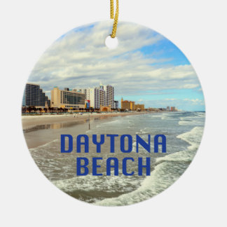 Daytona Beach-foto med namn Julgransprydnad Keramik