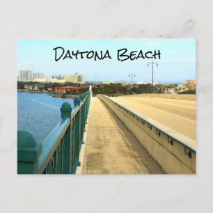Daytona Beach, Halifax River, Broadway Bridge Vykort