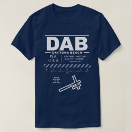 Daytona Beach Internationell Airport DAB T-Shirt