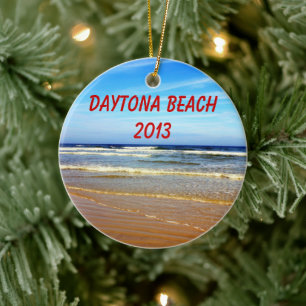 Daytona Beach prydnad Julgransprydnad Keramik