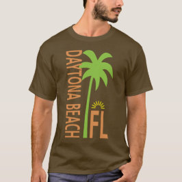Daytona Beach skjorta med palmträdet T Shirt