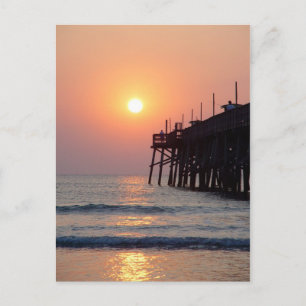Daytona Beach Sunglow Pier Sunrise-vykort Vykort