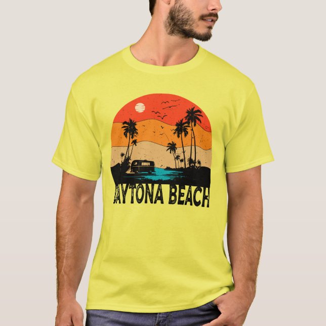 Daytona Beach Vintage T Shirt (Framsida)