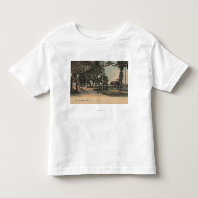 Daytona Florida - beskåda av strandgatan Tee Shirt (Framsida)
