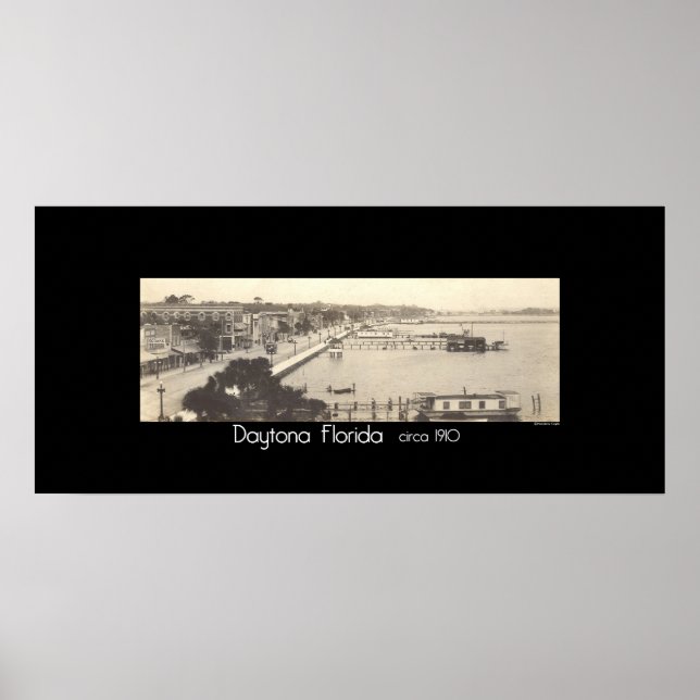 Daytona Florida circa 1910 Poster (Framsidan)