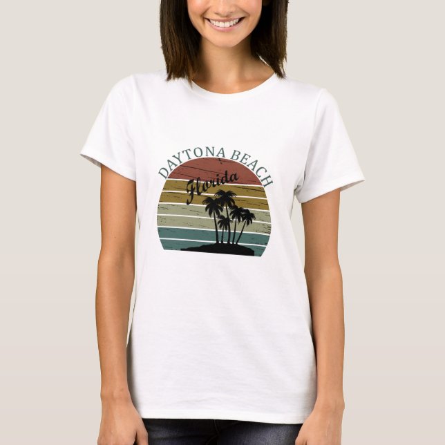 Daytona strandretro i vintage t shirt (Framsida)