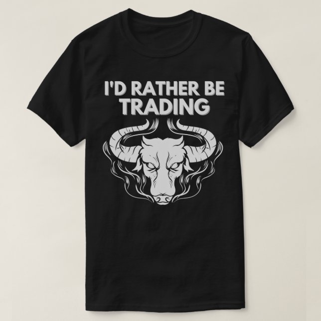 Daytrader Trader Lagrar Market Daytrading T Shirt (Design framsida)