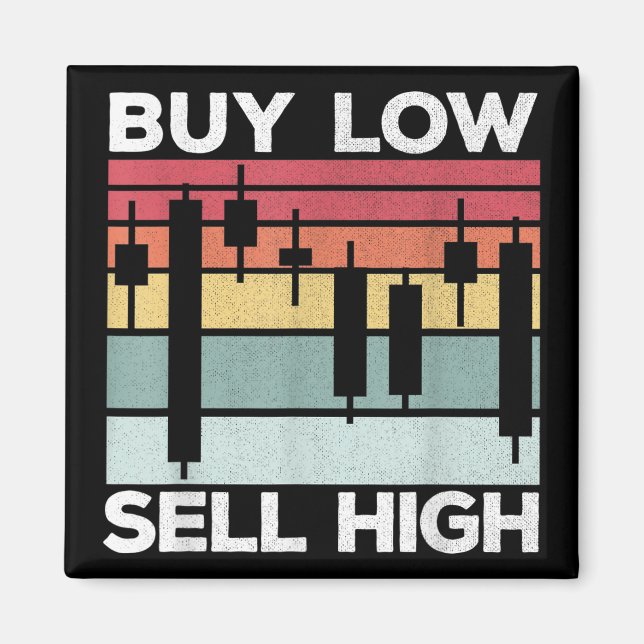 Daytrading Buy low säljer höga Candlesticks Magnet (Framsidan)