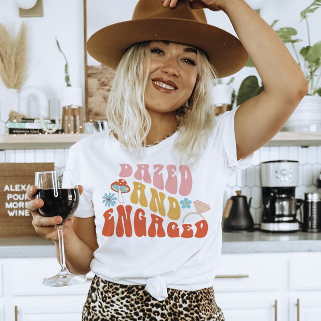 Dazed and Engaged Bachelorette Party T-Shirt (Dazed and engaged shirt, bachelorette party shirt, best bachelorette party, bachelorette weekend)