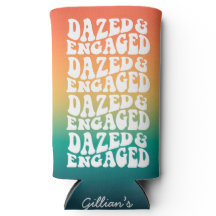 Dazed Engaged Typografi Retro Gradient