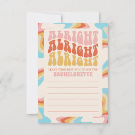 Dazed och engagerat Bachelorette-parti Rådkort