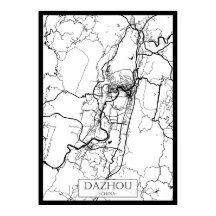 Dazhou China City Map