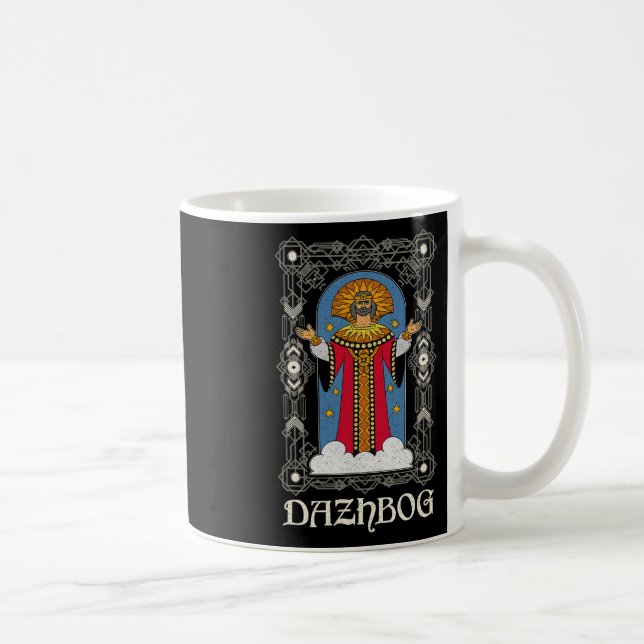 Dazjbog Forntida mytologiska slaviska hedendom Rys Kaffemugg (Höger)