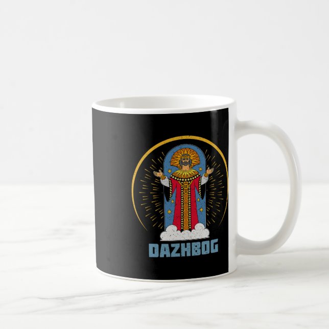 Dazjbog Forntida mytologiska slaviska hedendom Rys Kaffemugg (Höger)