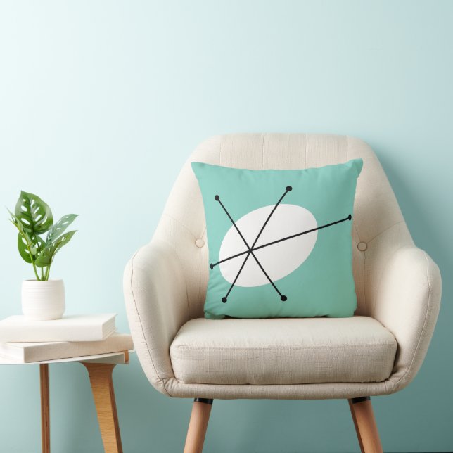 Dazzle Blue - single multi square Kudde (Stol)