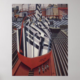 Dazzle-fraktaser i Drydock poster 24" x 31"