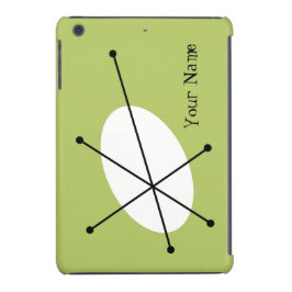 Dazzle-Grönten 'Ditt namn' iPad Mini fodral