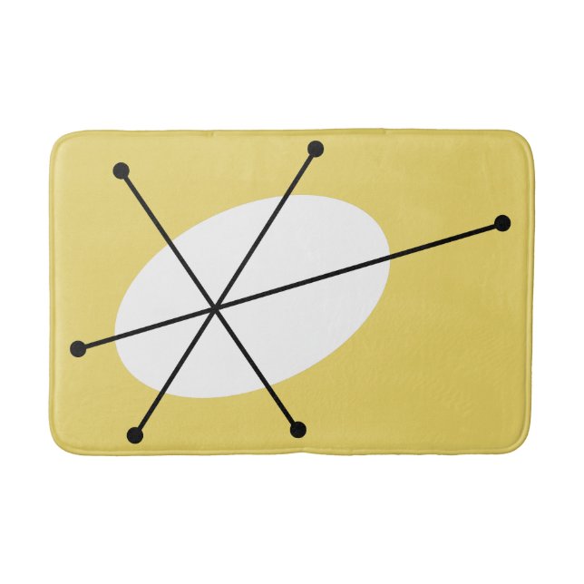 Dazzle Gult bad mat Badrumsmatta (Framsidan)