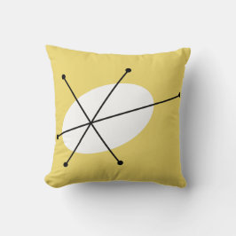 Dazzle-Gult kvadratisk Kudde