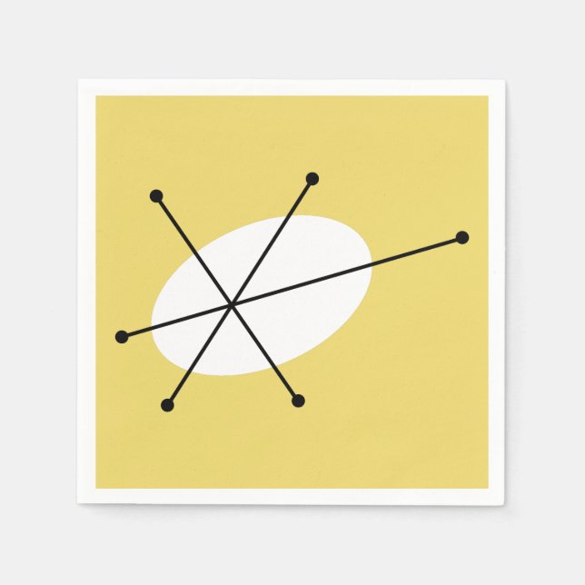 Dazzle Gult pappra blöjor Pappersservett (Framsidan)