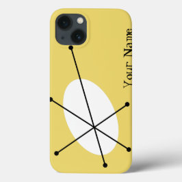 Dazzle-Gulten 'Ditt namn' iPad Mini fodral